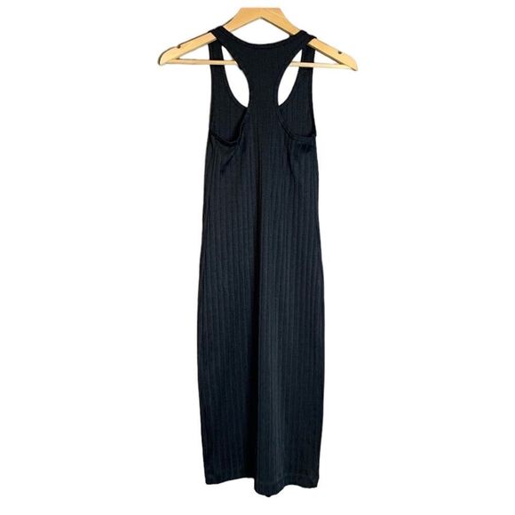 American Apparel black ribbed halter midi dress. Size xs. - Picture 6 of 6